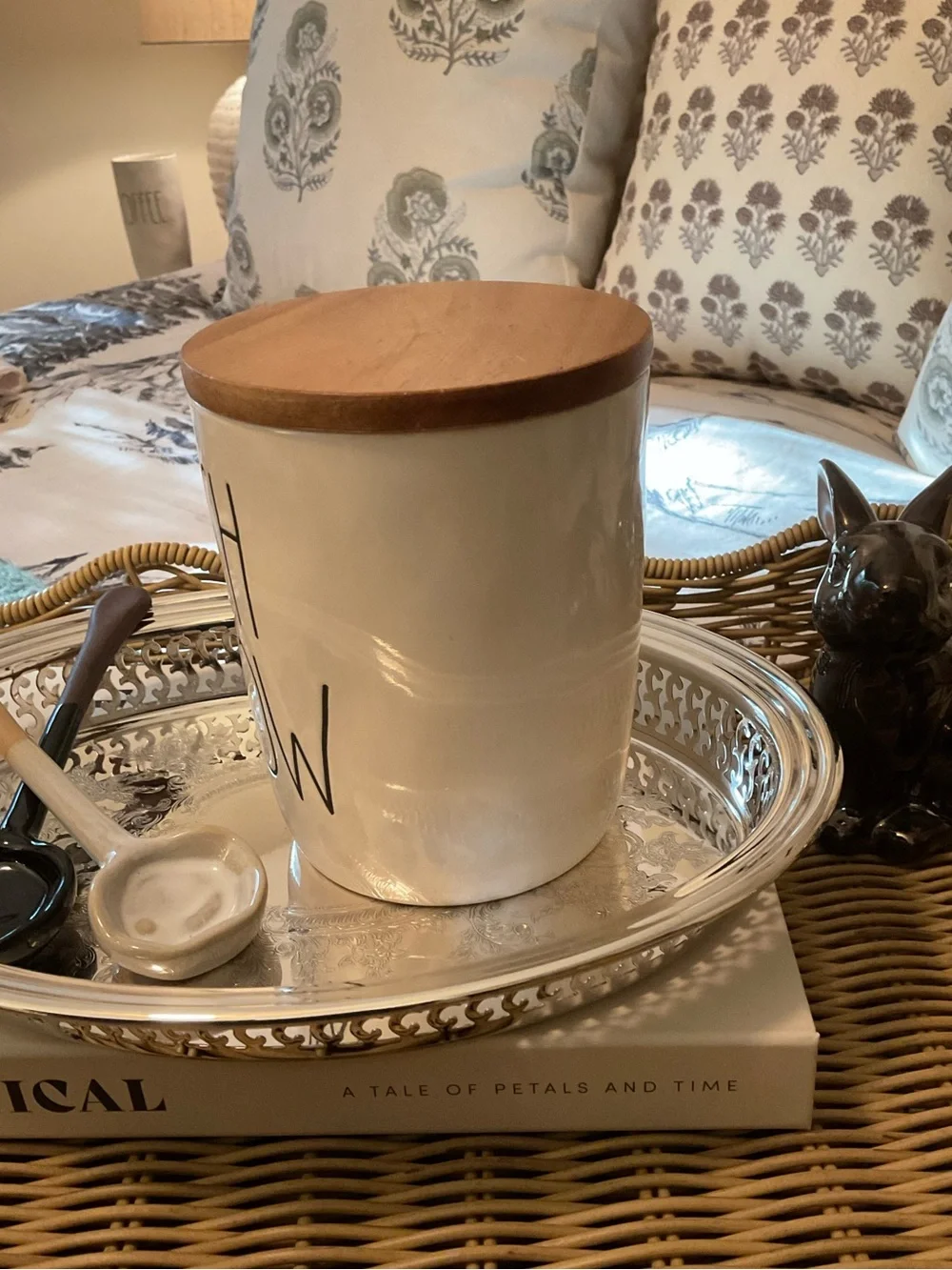 Rae Dunn Marshmallow Canister / Cellar